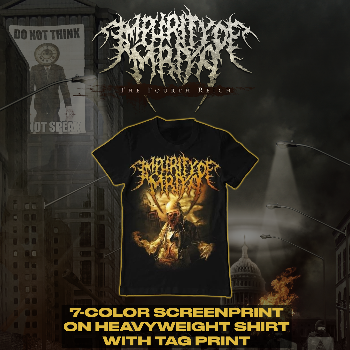 IOM 7-Color Screenprint on Heavyweight Shirt