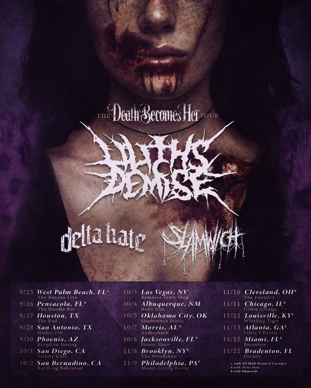 Lilith's Demise - Death Becomes Her (Purple Variant)