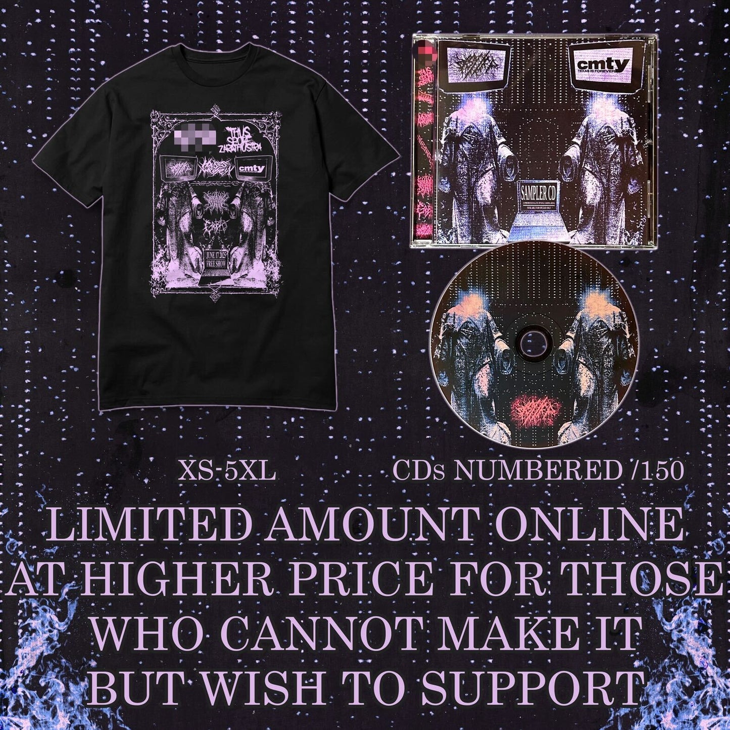 FOR THOSE WHO CANNOT MAKE IT (CD and Shirt Bundle)