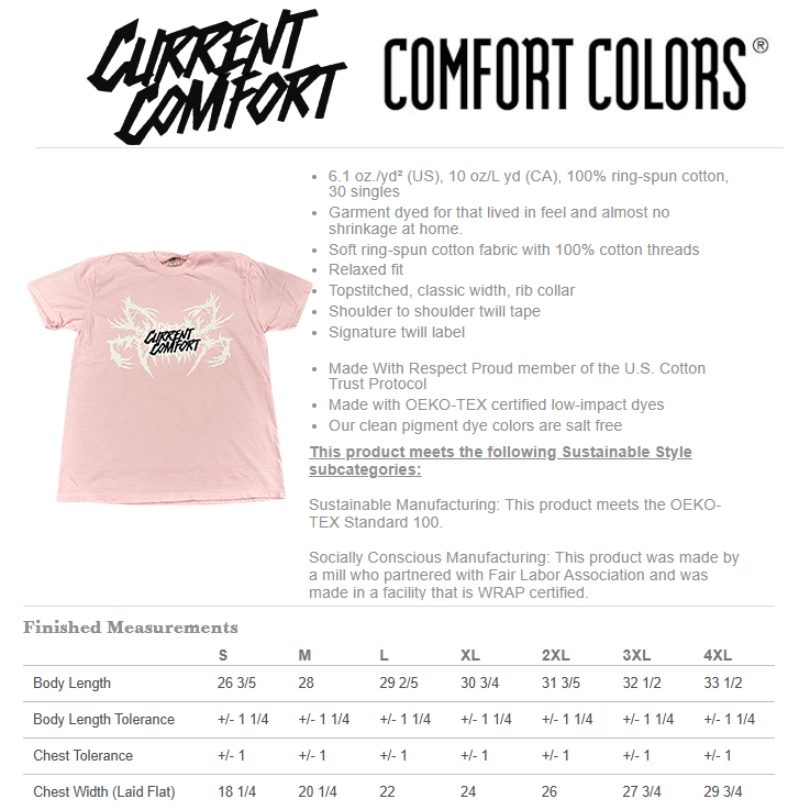 Screenprinted + Embroidered Comfort Colors Shirt