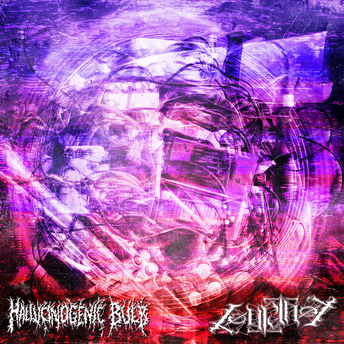 Hallucinogenic Bulb / Cøurtney - transparent red tape