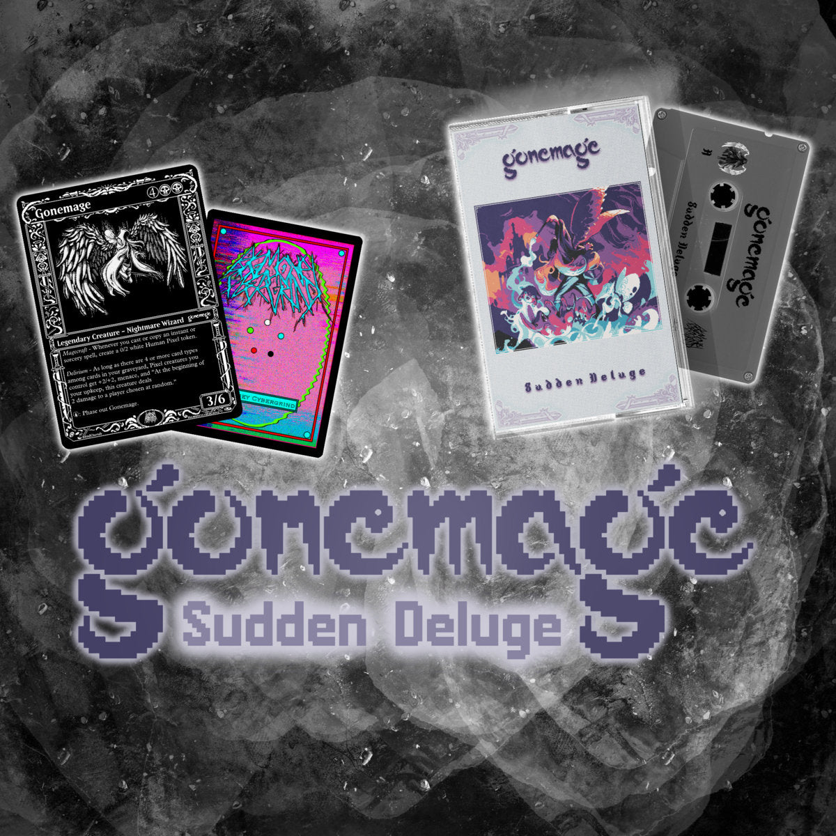gonemage - Sudden Deluge - Silver Tape