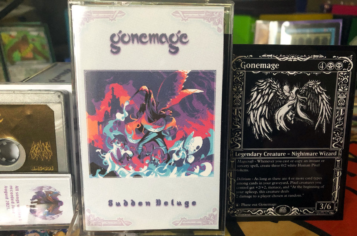 gonemage - Sudden Deluge - Limited Edition Cassette - Artist Copies