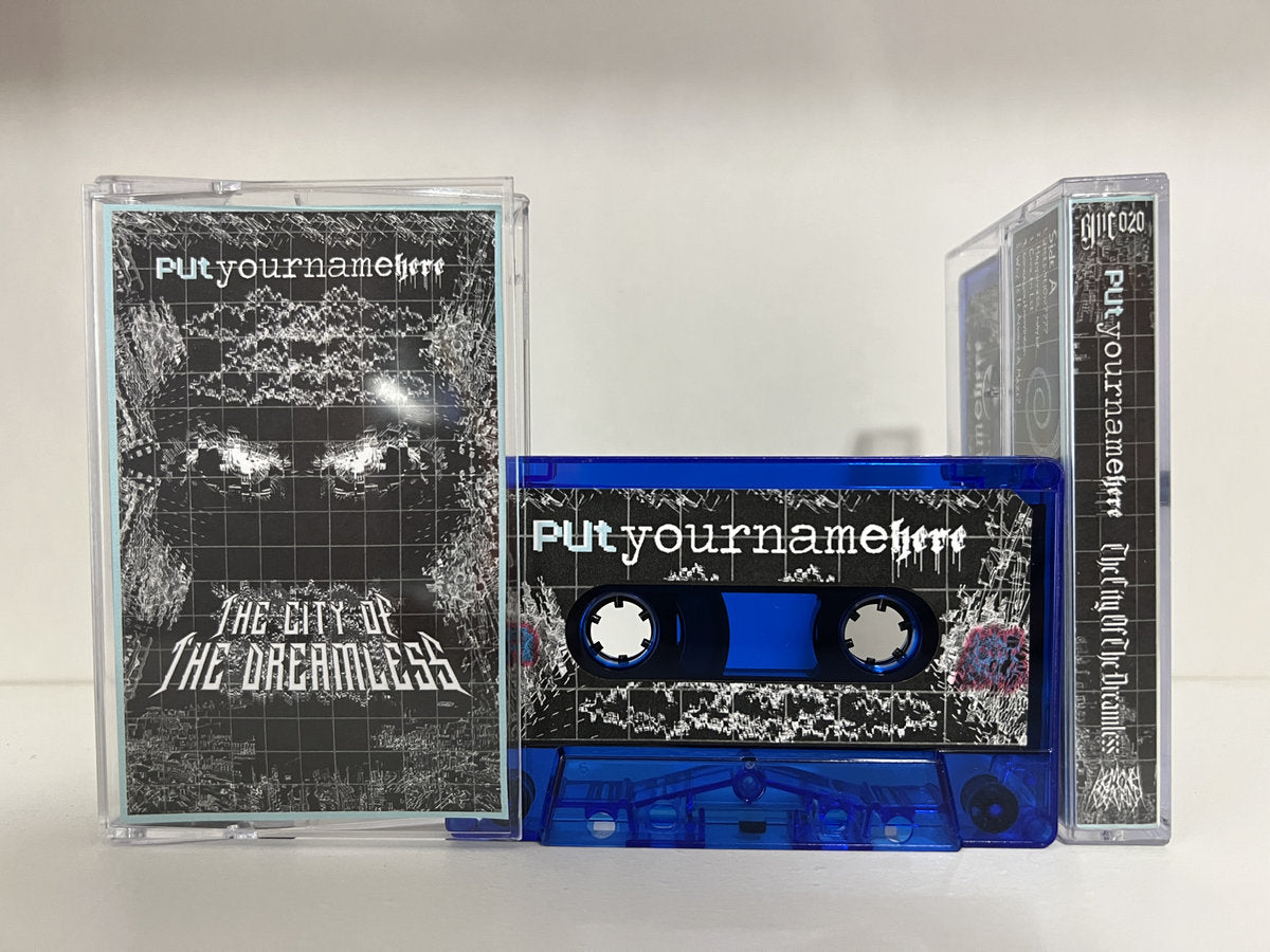 putyournamehere - The City of the Dreamless - Transparent Blue Tape